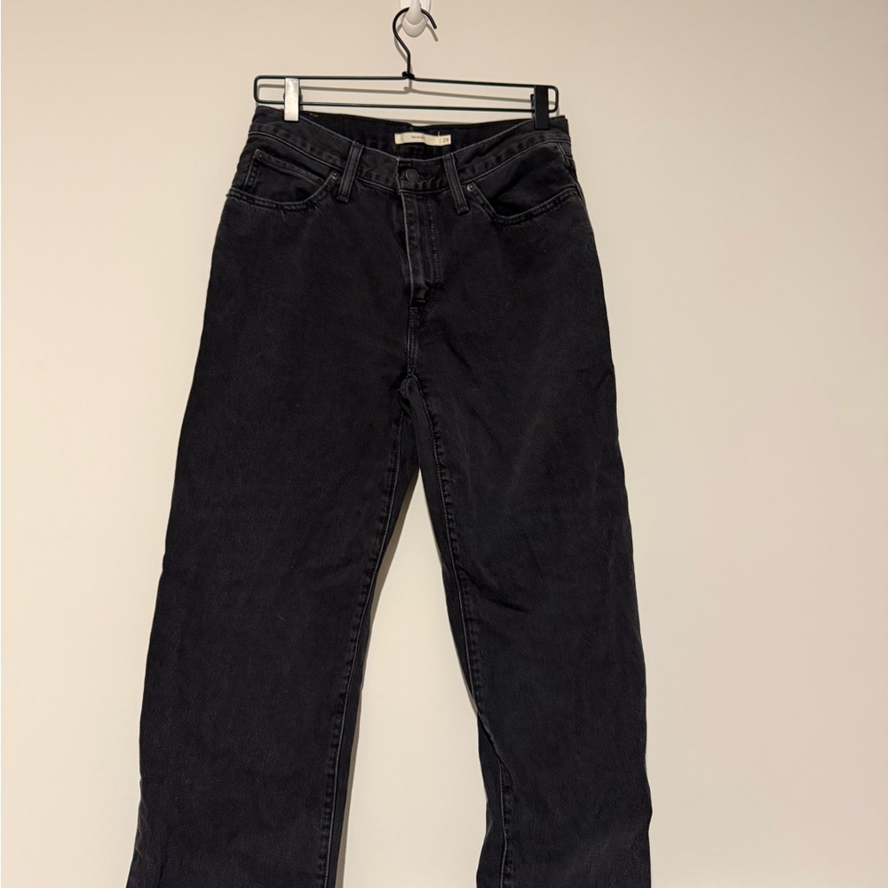 Black Levi’s Denim Jeans “94 baggy” size:28 #levis